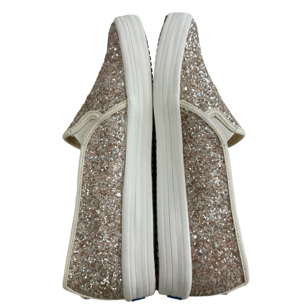 Keds Kate Spade Rose Gold/ Champagne Cream Double Decker SlipOn Sneaker Size 8.5 - Picture 11 of 16